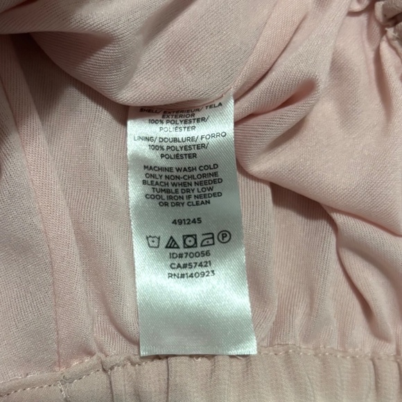 Light Pink Pleated Midi Skirt (size S/M) - Picture 5 of 5